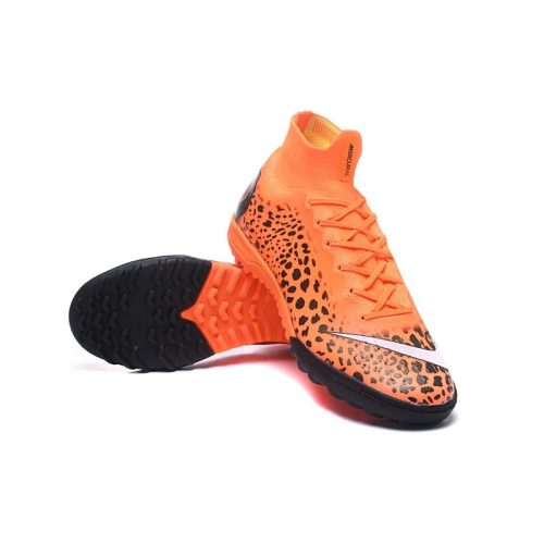 fodboldstøvler Nike Mercurial SuperflyX 6 Elite TF - CR7 Sort Orange_5.jpg